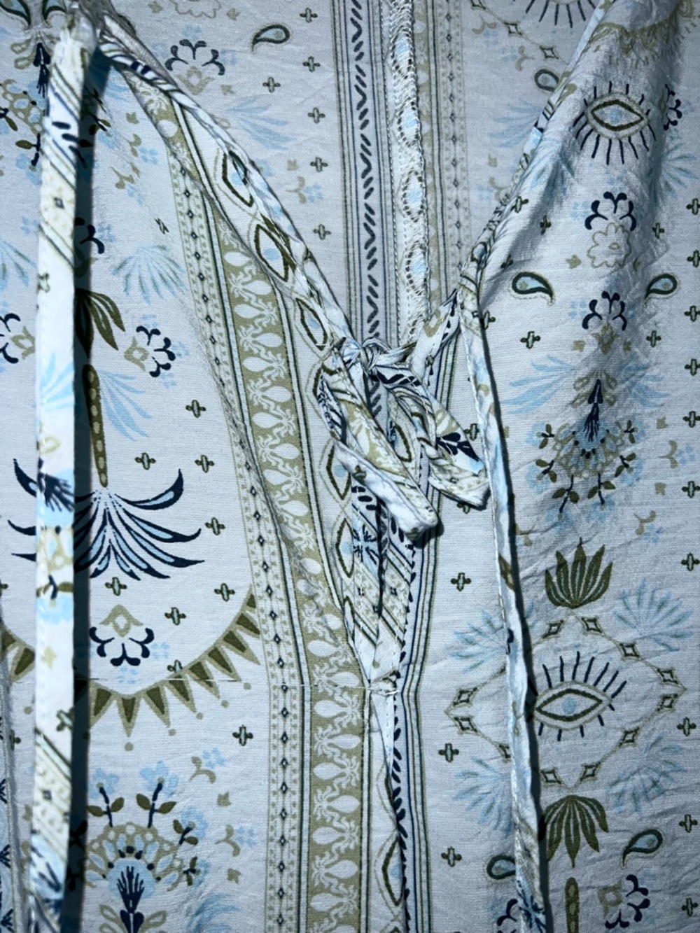 Torrid Belle Isle Light Blue Tropical Print Dress - Size 0 - Picture 4 of 7